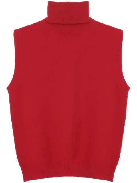 Róhe roll-neck knitted vest