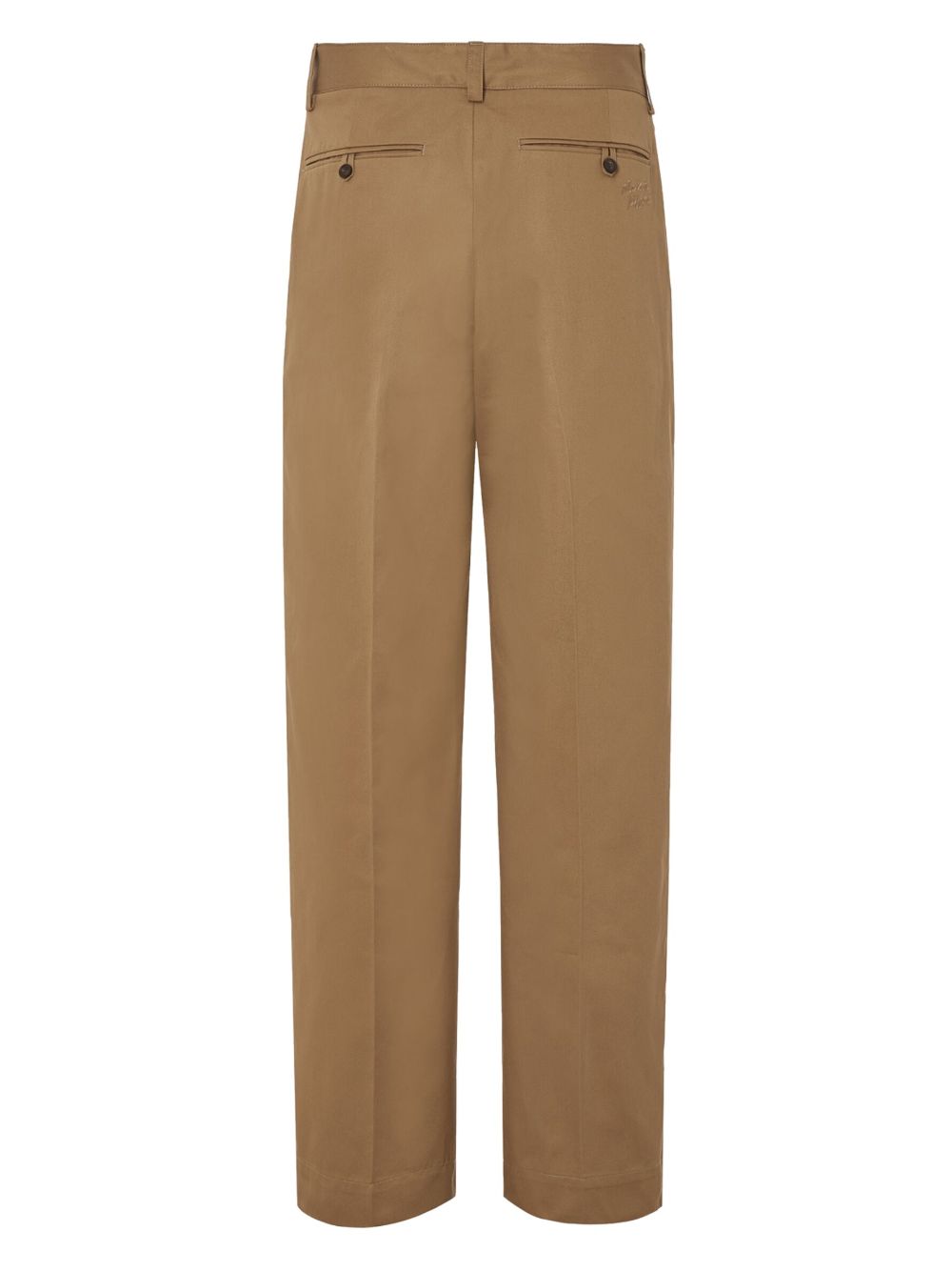 Maison Kitsuné straight-leg trousers - Bruin