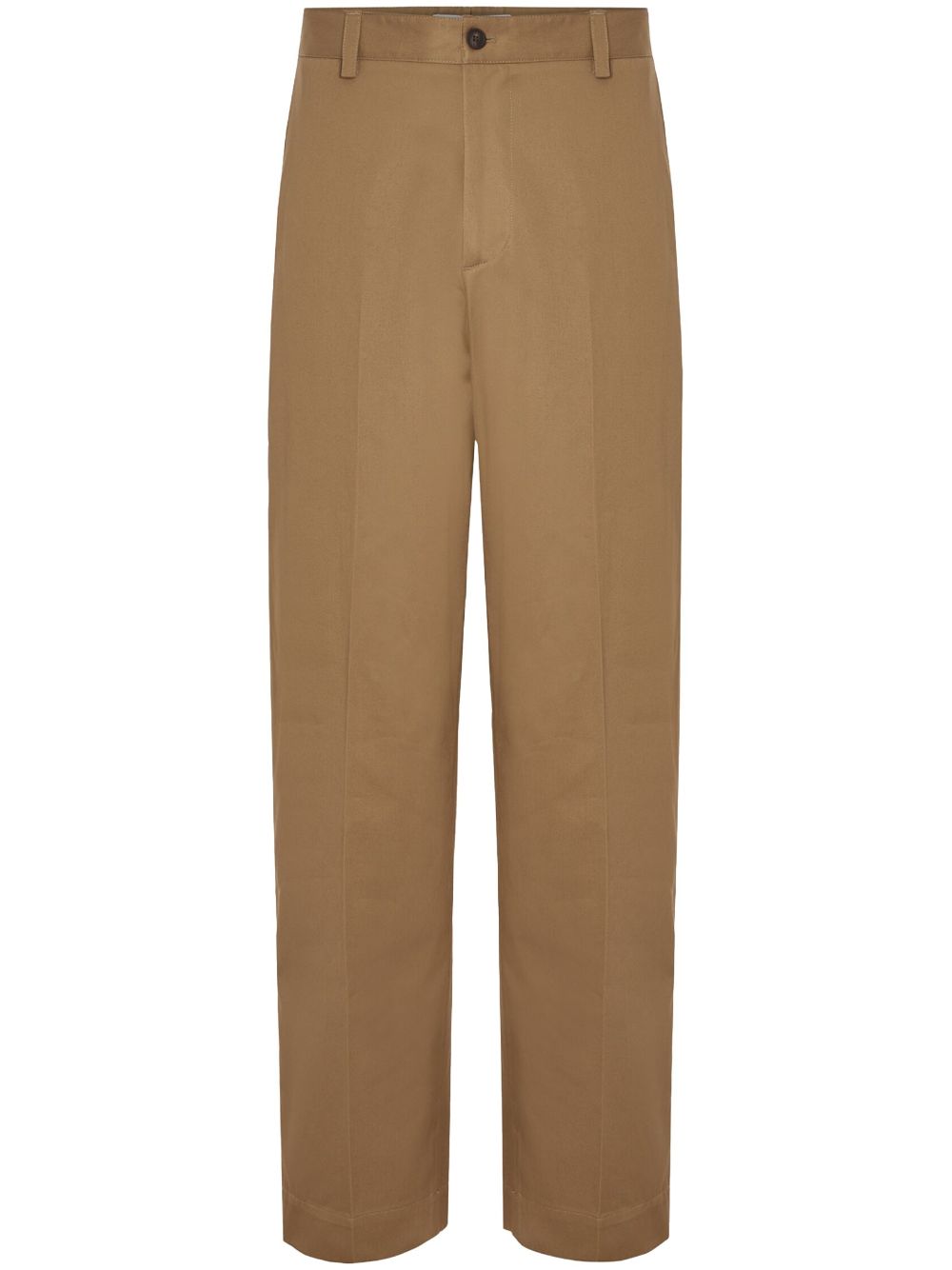 Maison Kitsuné straight-leg trousers - Brown