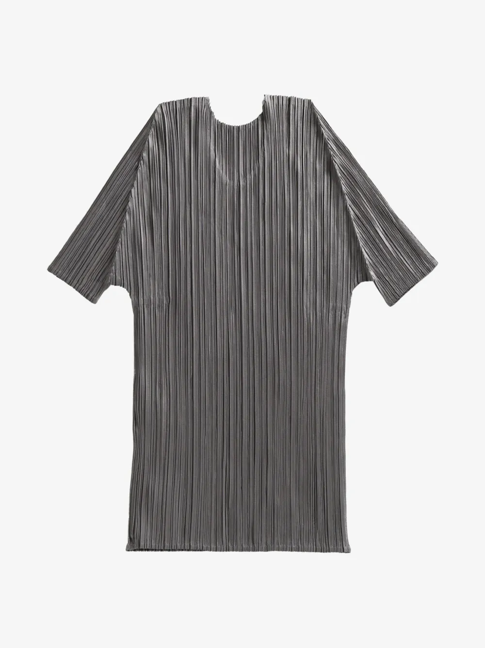 Pleats Please Issey Miyake pleated T-shirt - Zilver