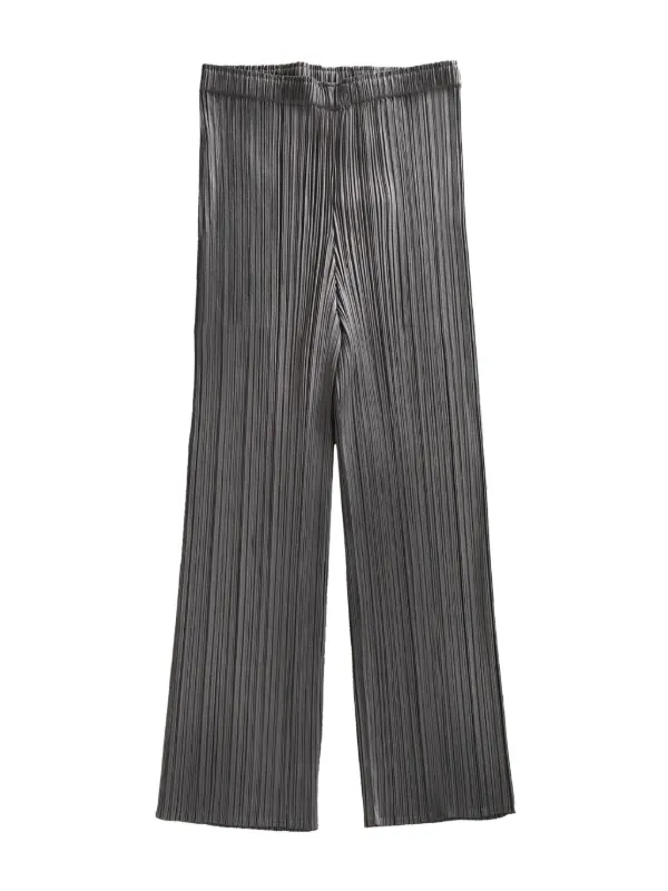 Shop Pleats Please Issey Miyake - Flare Wide-Leg Pants