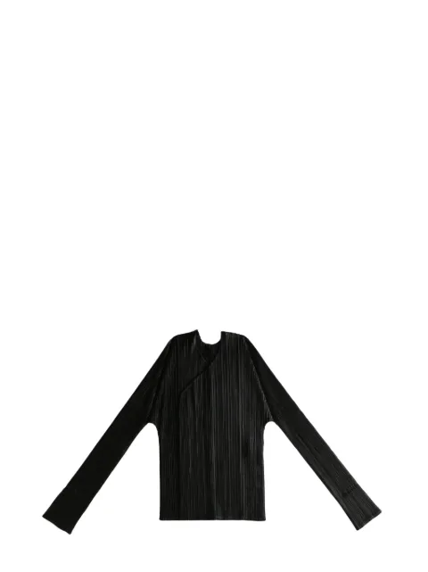 Pleats Please Issey Miyake plissé blouse