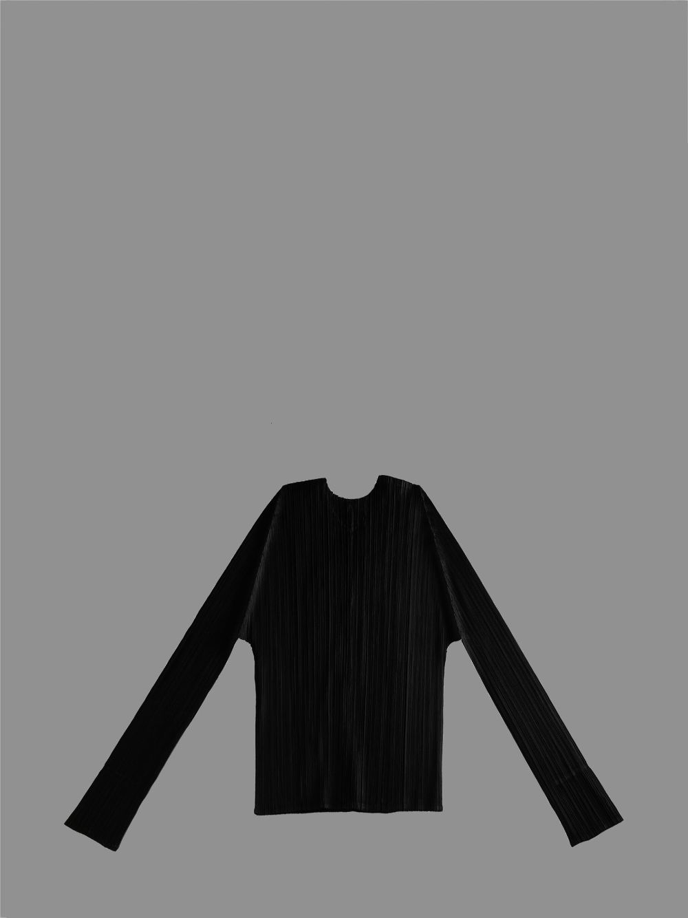 Pleats Please Issey Miyake plissé blouse - Zwart