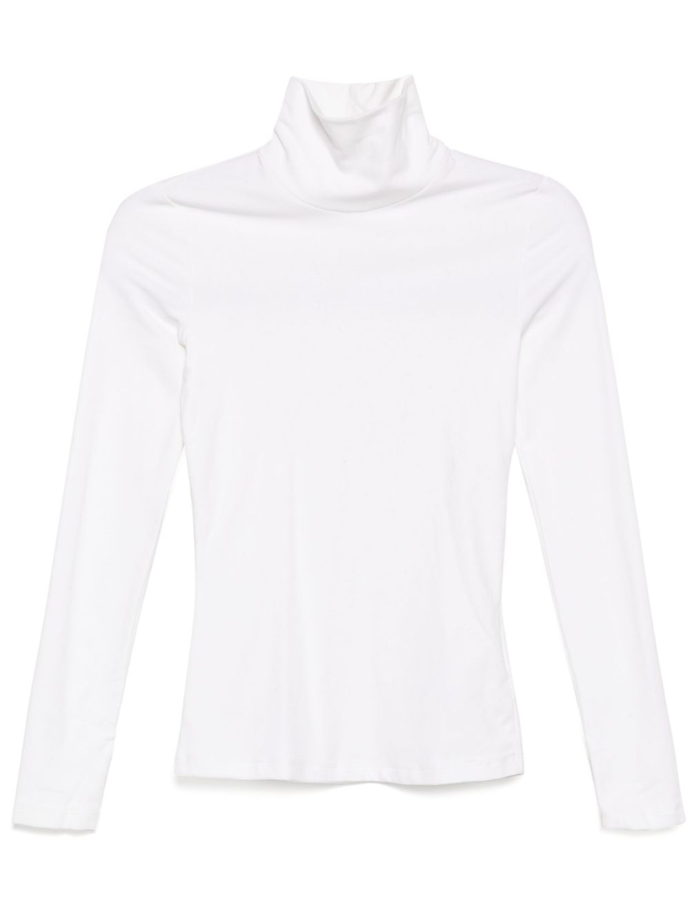 James Perse lotus mock-neck top - White