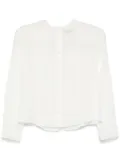 SHIATZY CHEN chiffon-embroidered top - White