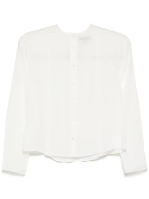 SHIATZY CHEN chiffon-embroidered top
