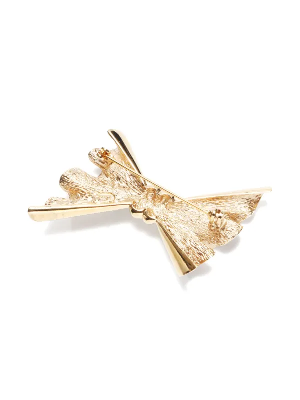 Dior リボン型ブローチ 楽天市場】極美品 クリスチャンディオール Christian Dior ロゴ リボン