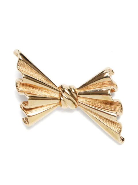Christian Dior Pre-Owned 2000s bow brooch