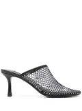 Senso Pam 70mm mules - Black
