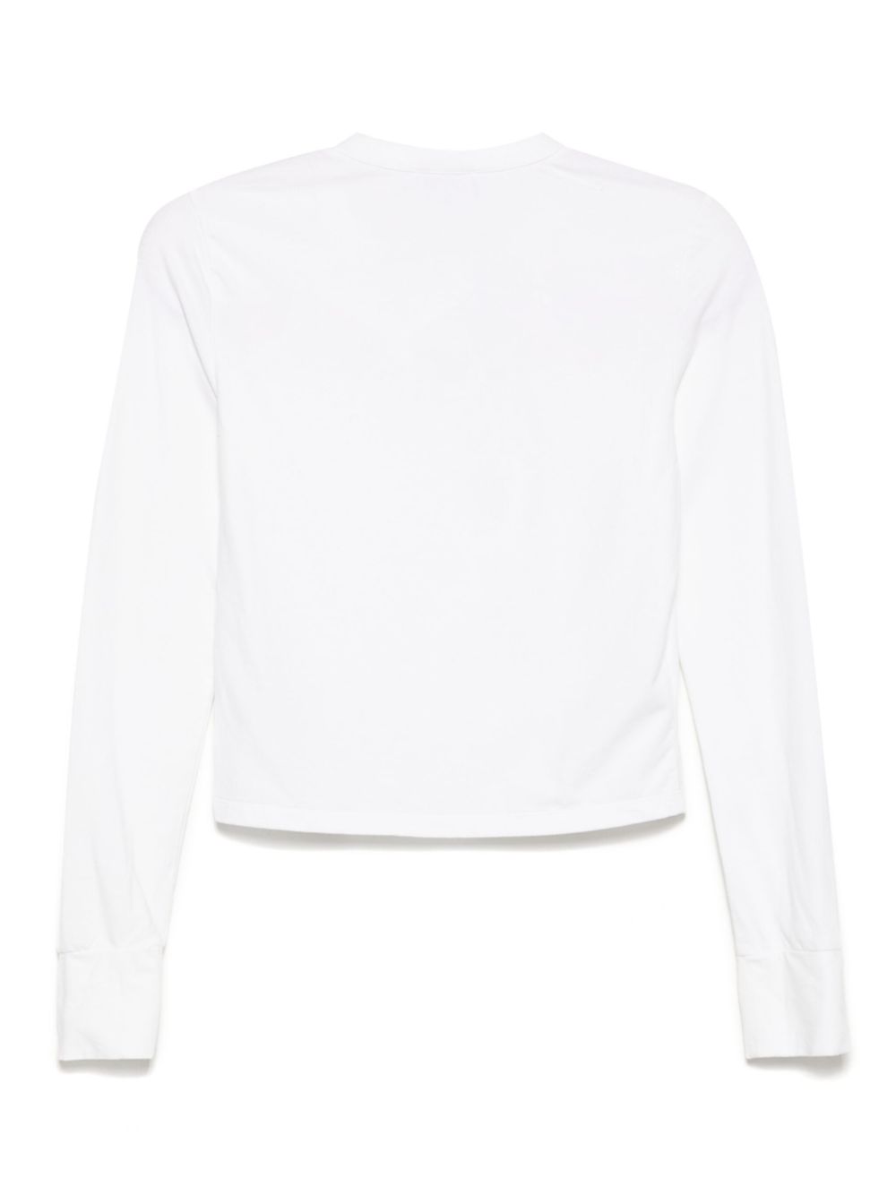 James Perse Cropped T-shirt - Wit