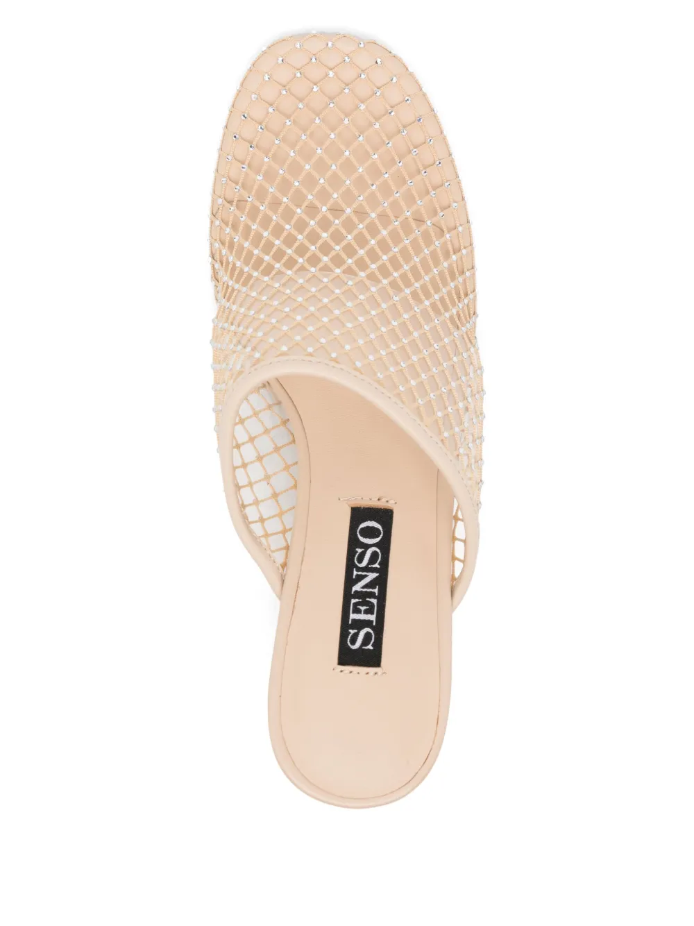 Senso Pam 70mm mules Neutrals
