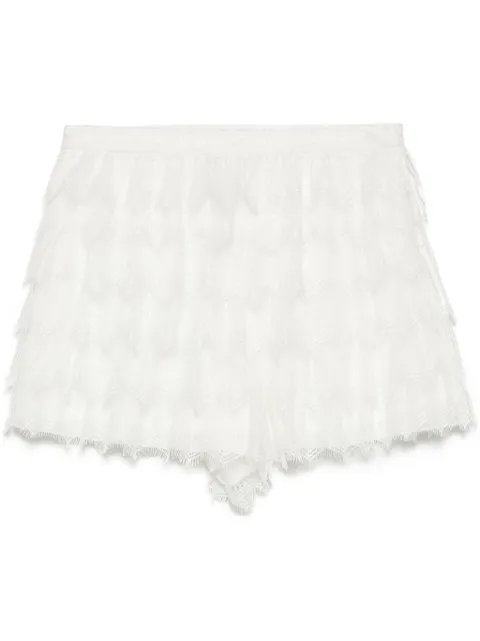 SHIATZY CHEN shorts de seda Sense of Ink Collection