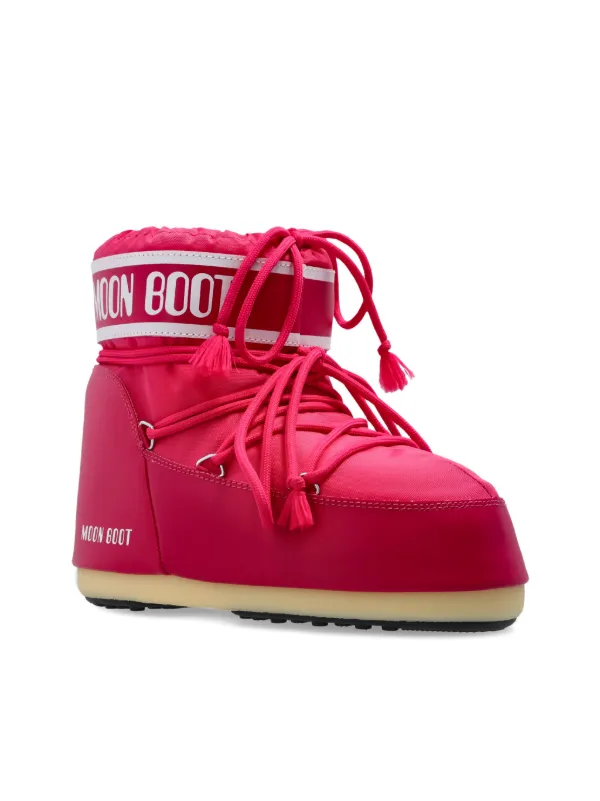 Moon Boot Icon Low Boots | Pink | FARFETCH