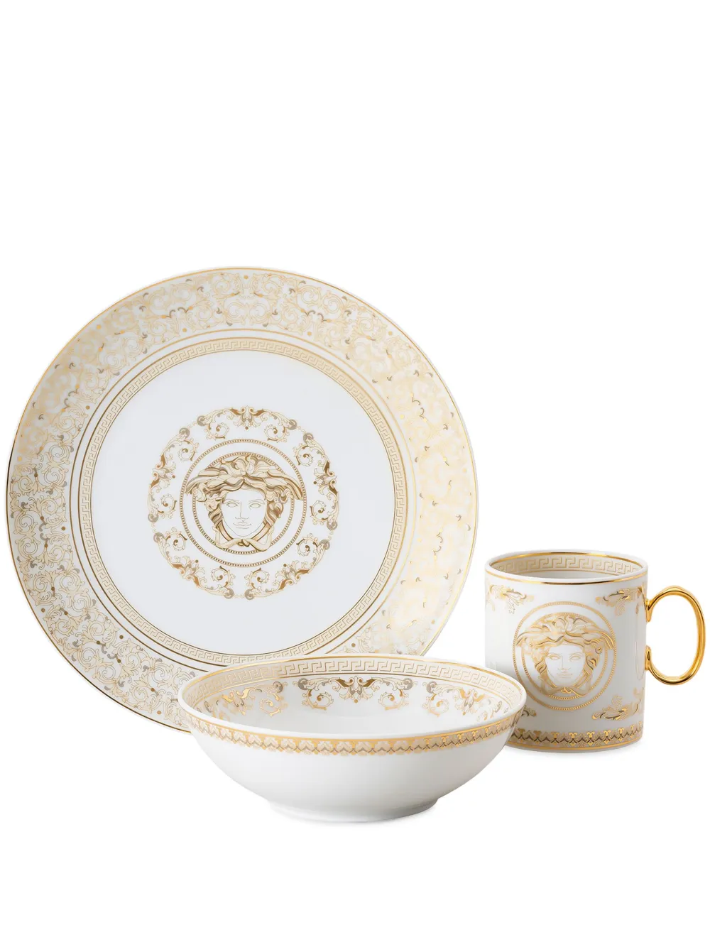 Versace Kids Medusa Gala porcelain set | White | Image 1