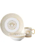 Versace Kids Medusa Gala porcelain set - White