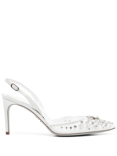 René Caovilla 80mm Cinderella pumps 
