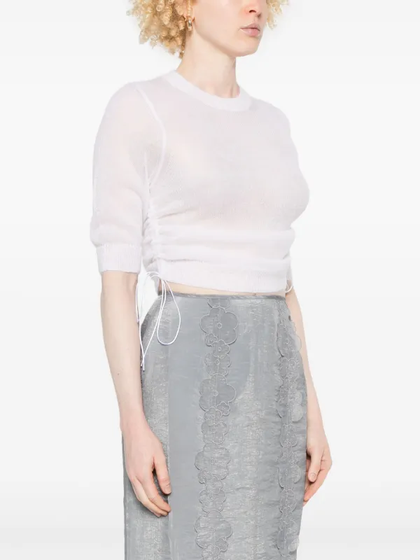 cecilie bahnsen バックオープンジャガードトップス セシリーバンセン - Cecilie Bahnsen | Jerry Drop Shoulder Top