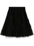 SHIATZY CHEN lace mesh skirt - Black