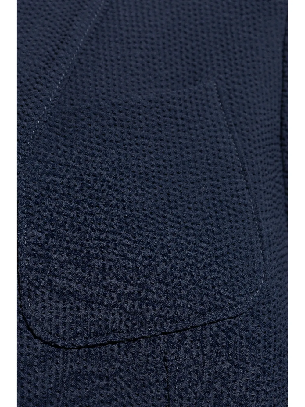 Giorgio Armani Gebreide blazer Blauw