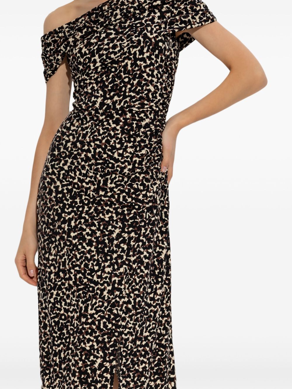 DVF Diane von Furstenberg Agustin midi dress - Zwart