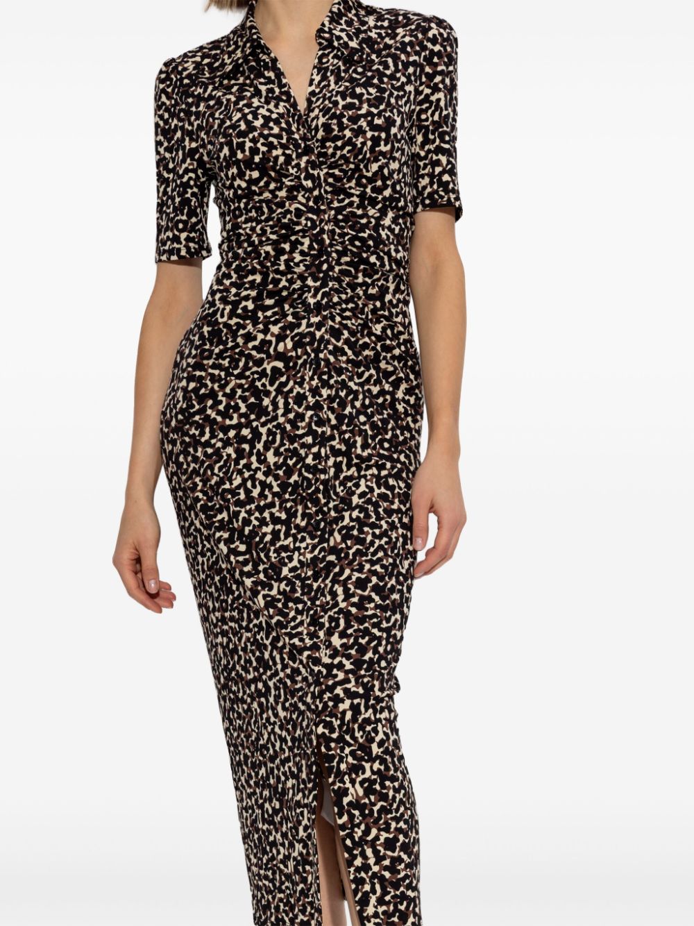 DVF Diane von Furstenberg Zoey midi dress - Bruin