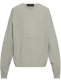 FEAR OF GOD ESSENTIALS waffle-knit sweater - Grey