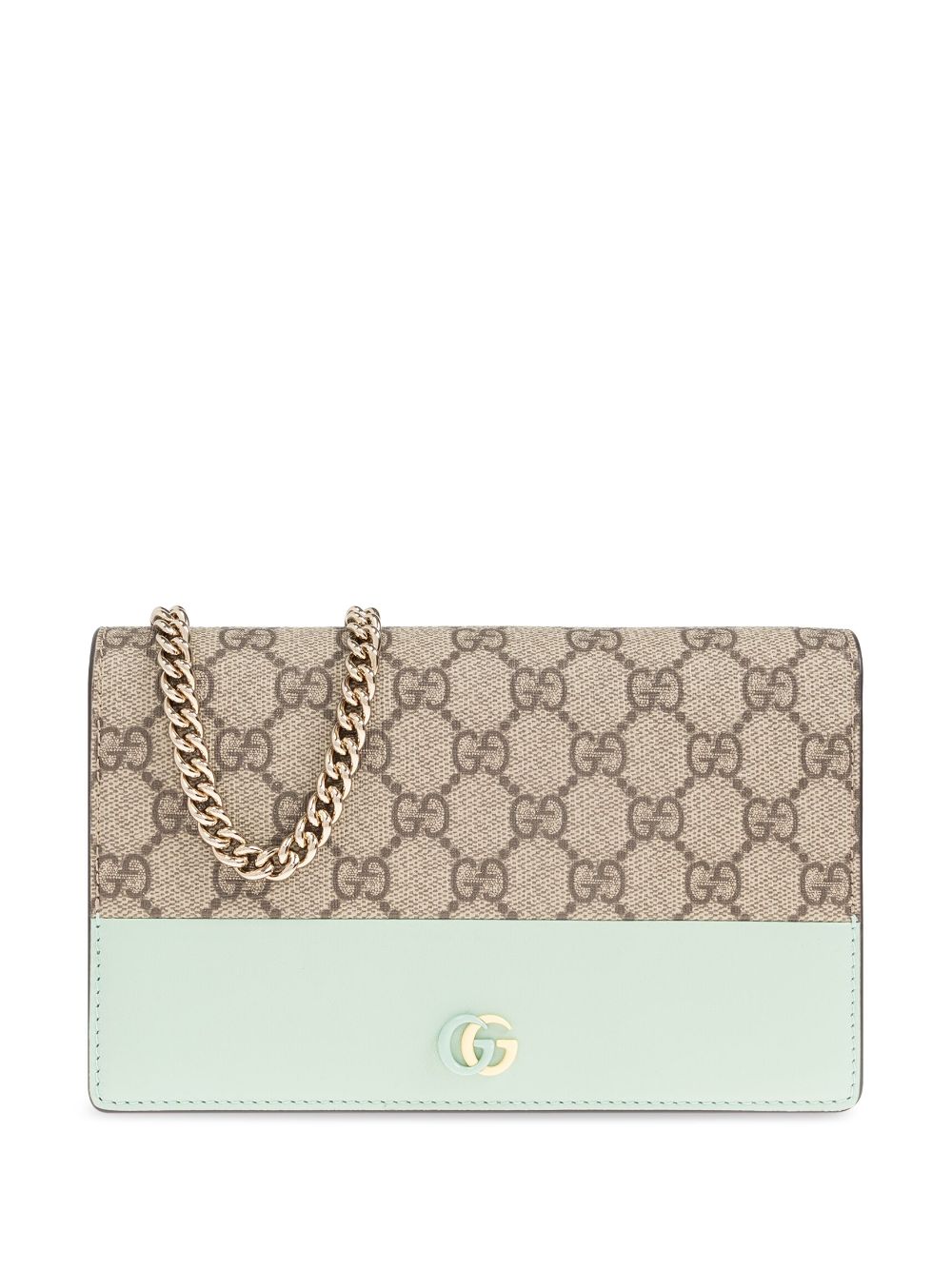 Gucci GG Marmont chain wallet Bruin