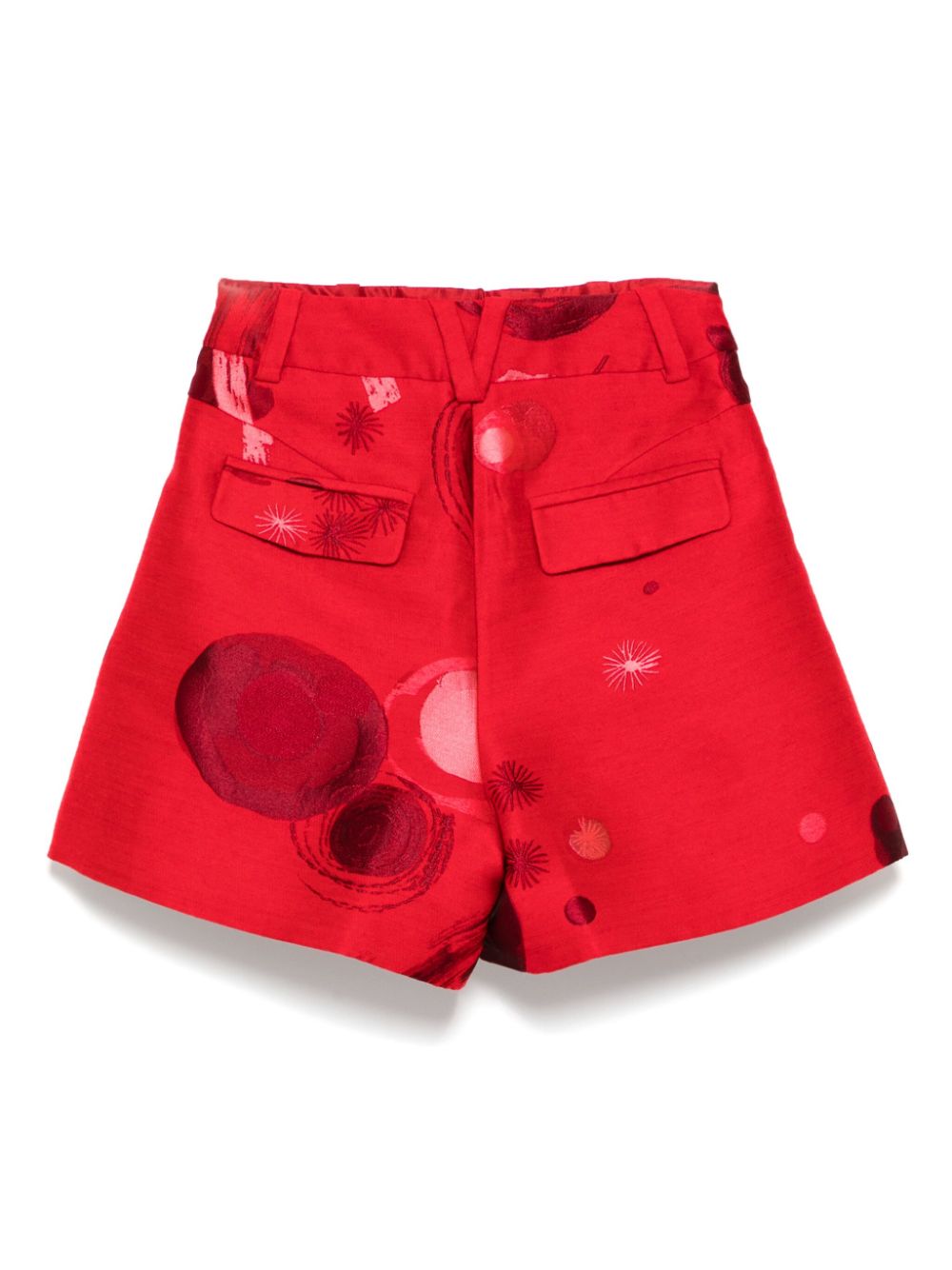 SHIATZY CHEN Shorts met jacquard - Rood