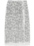 Cecilie Bahnsen Ariana skirt - Silver