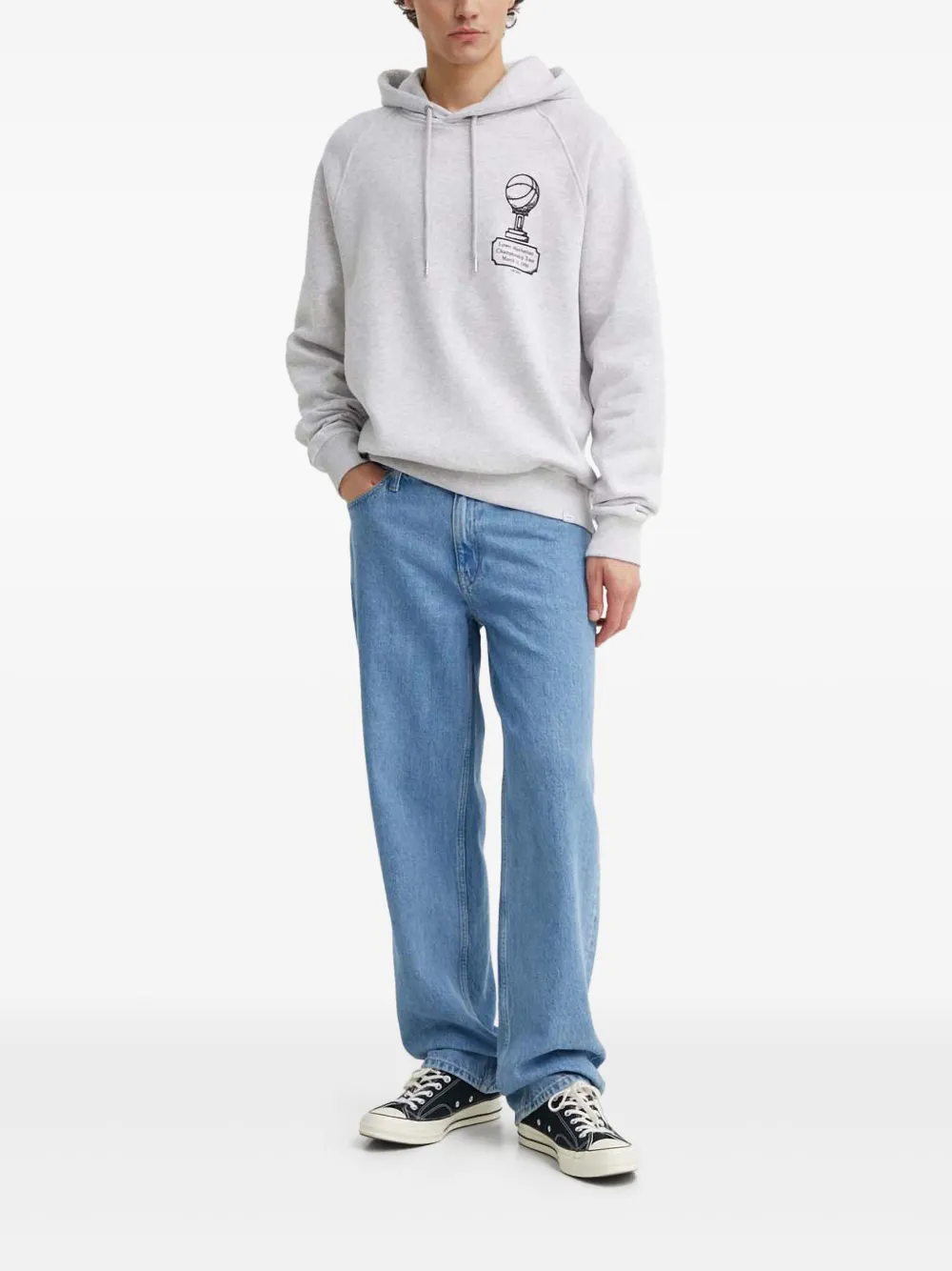 Les Deux graphic-print hoodie | Hoodies | Image 2