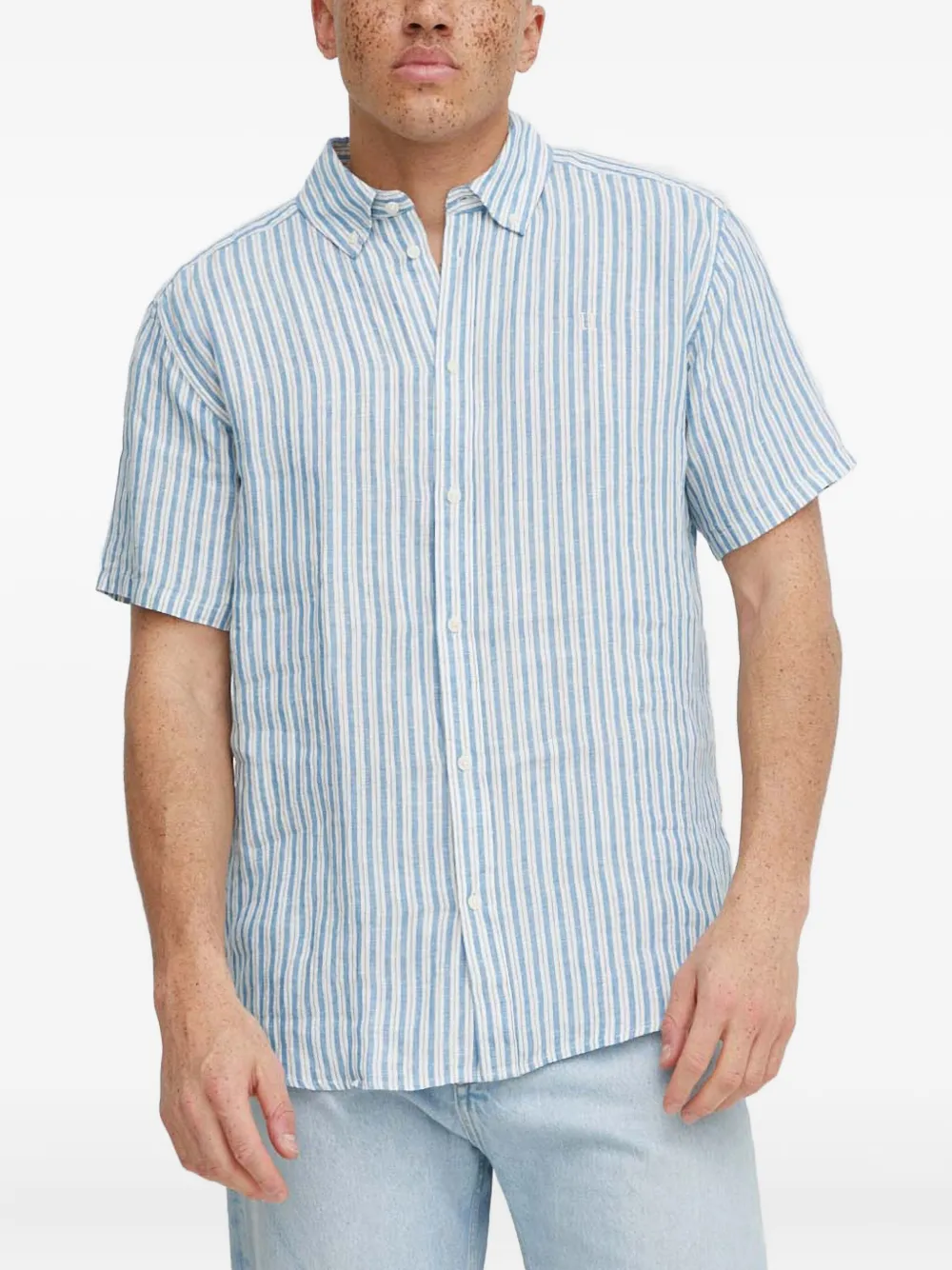 Les Deux camisa a rayas | azul | Image 1