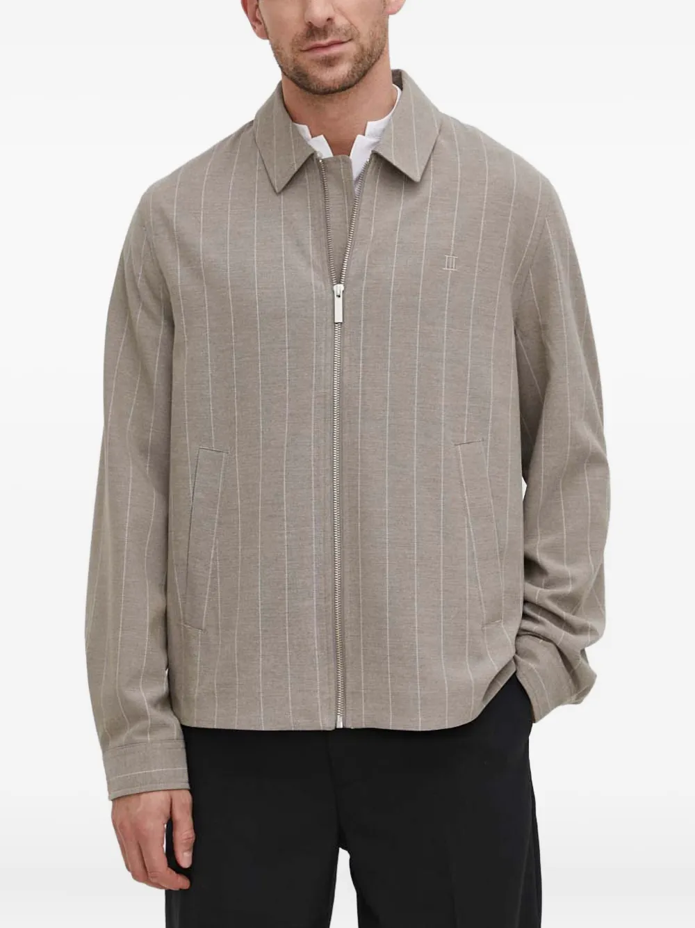 Les Deux striped-pattern jacket | tons neutres | Image 1