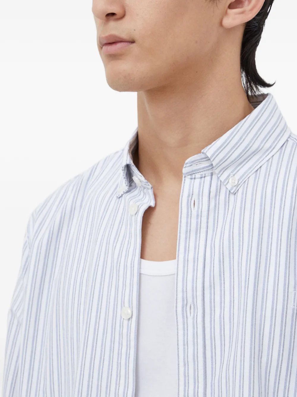 Les Deux Gestreept overhemd Wit