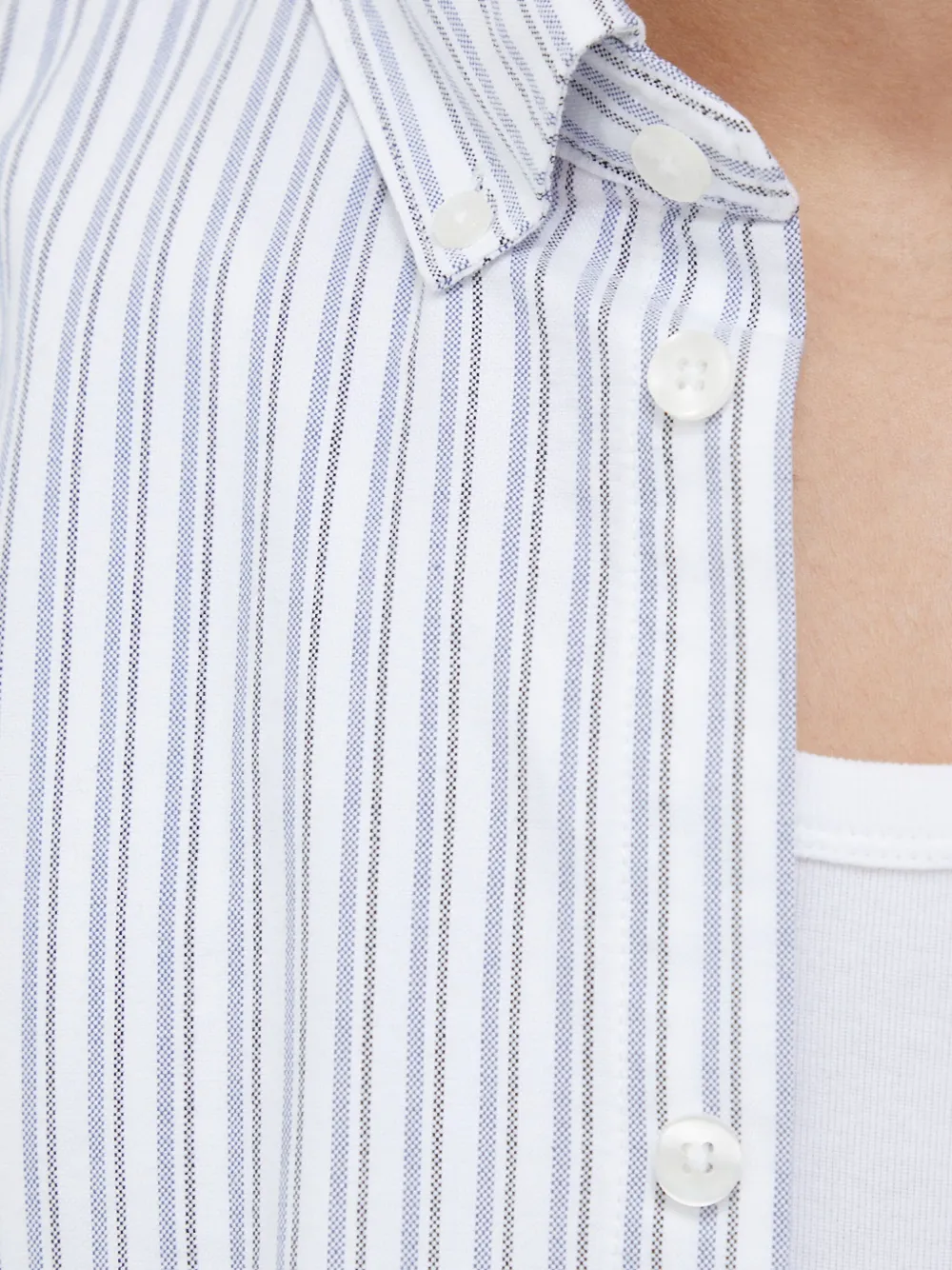 Les Deux Gestreept overhemd Wit