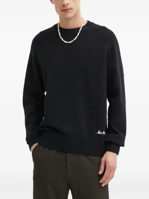 Les Deux Brad raglan-sleeve crew-neck sweater