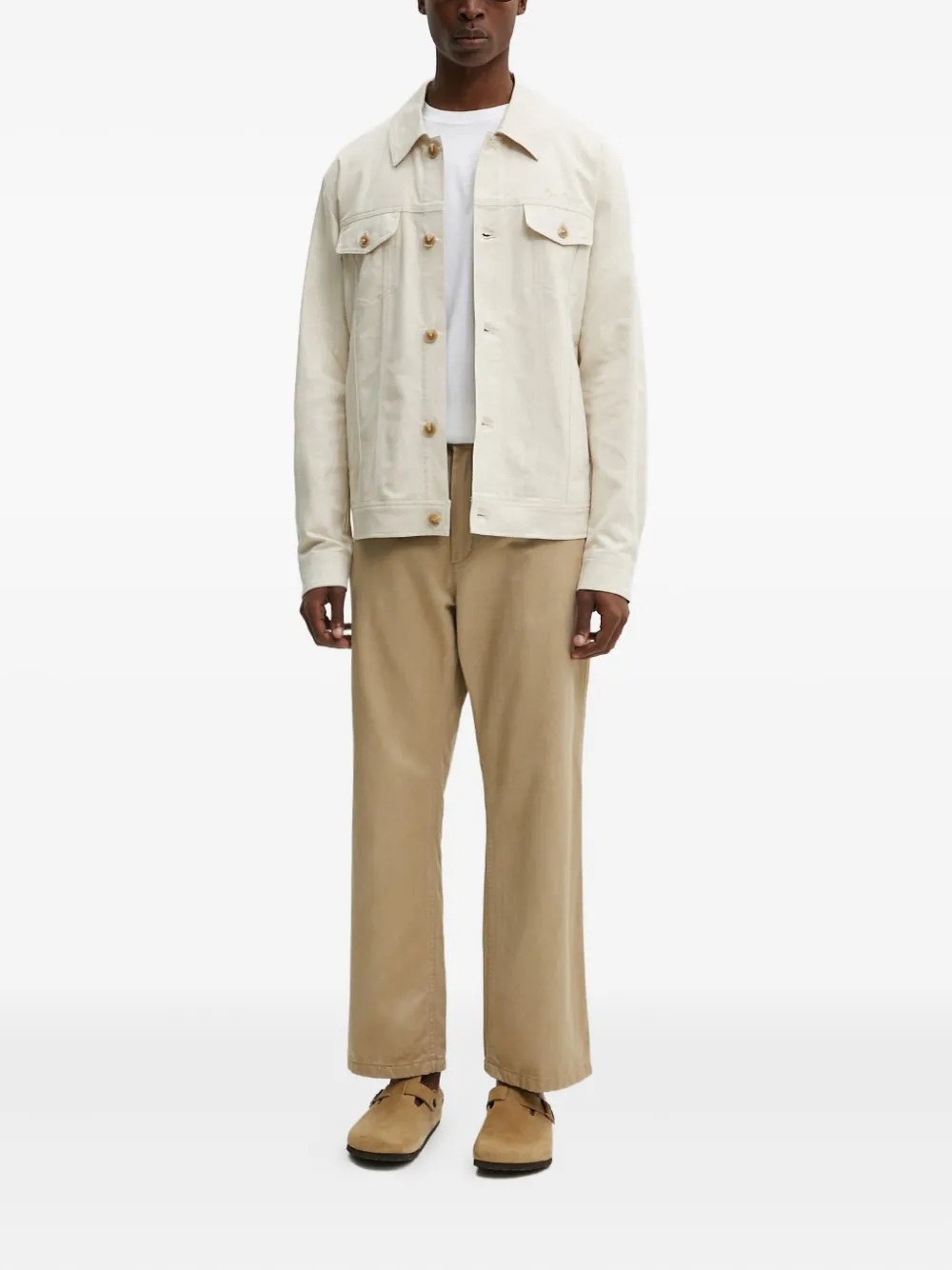 Les Deux logo-embroidered jacket | Shirt Jackets | Image 2