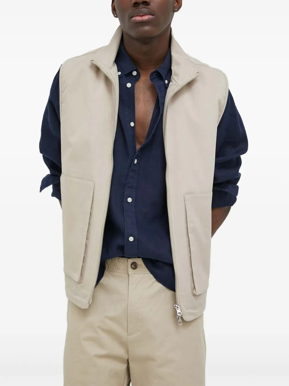 Les Deux patch-pockets waistcoat | Neutrals | Image 1