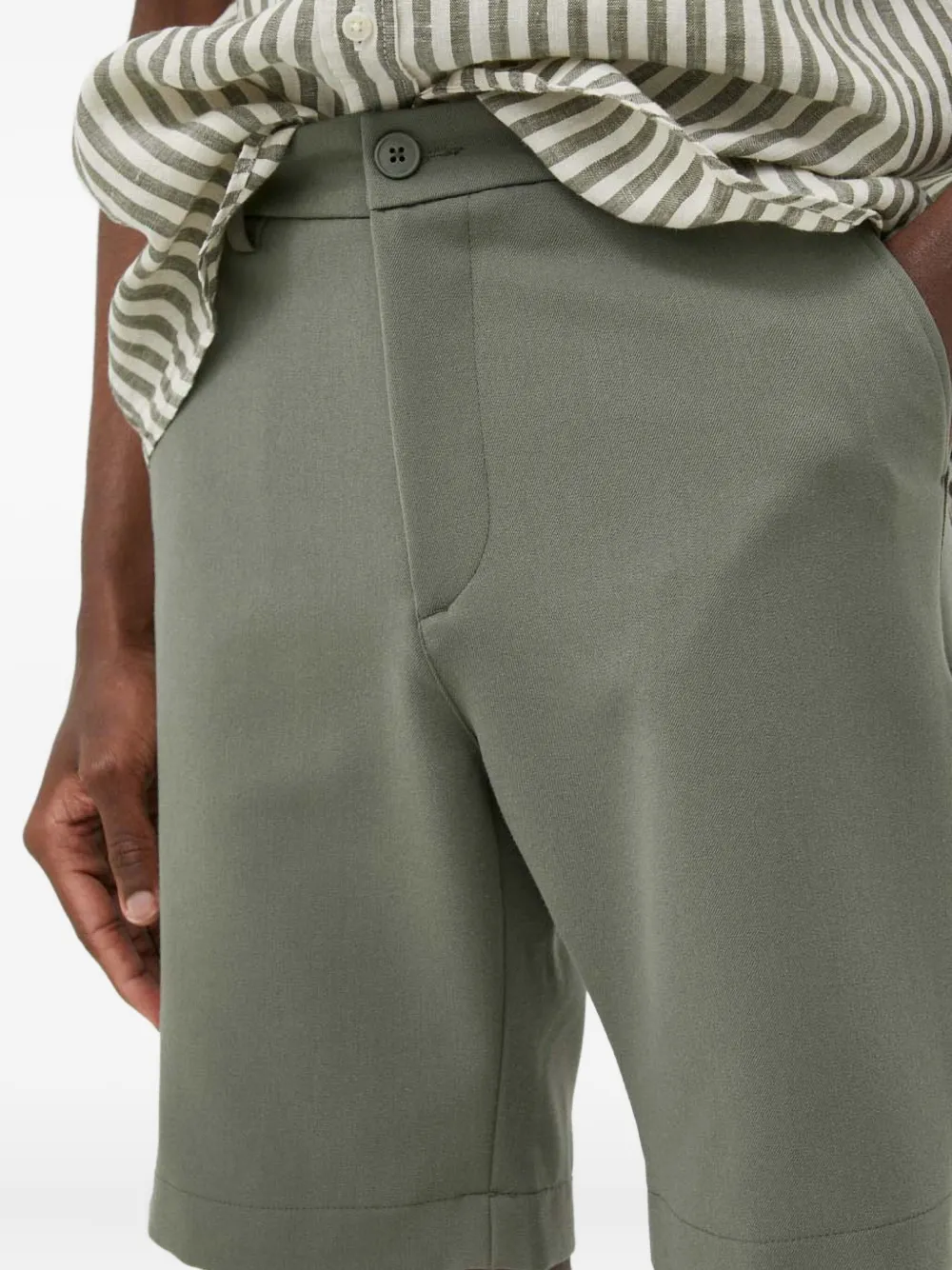 Les Deux Formele shorts Groen