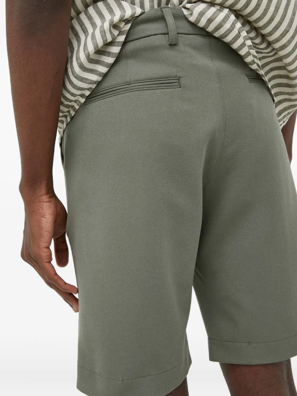 Les Deux Formele shorts Groen