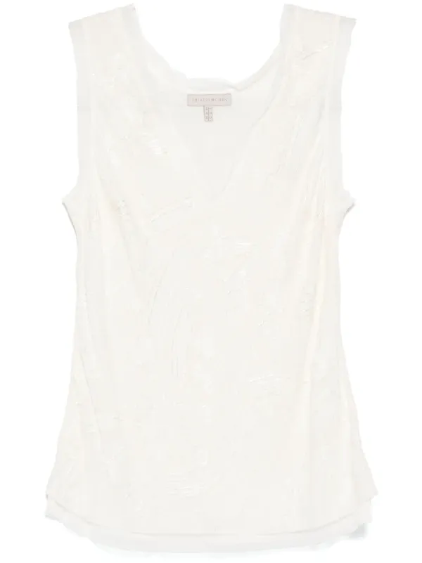 SHIATZY CHEN Sense Of Ink Collection シルクベスト | ホワイト