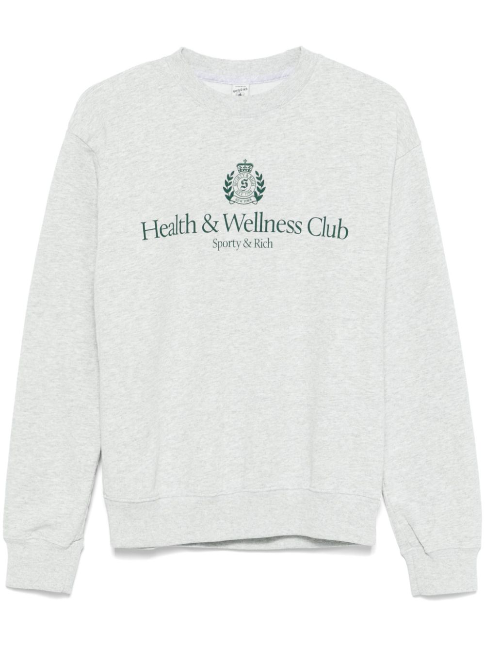 Sporty & Rich H&W Crest sweatshirt - Grey