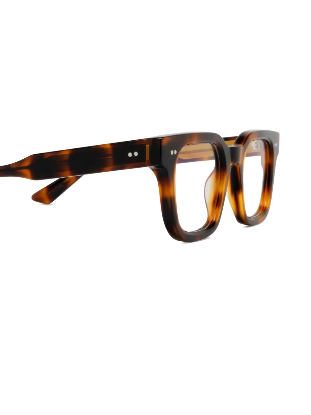 玳瑁纹方形镜框眼镜