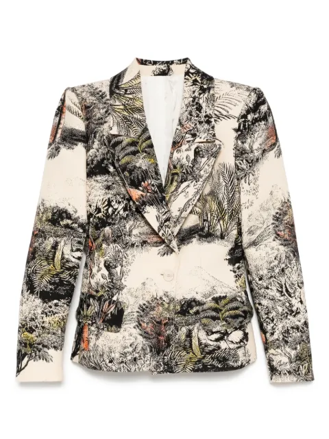 Isabel Sanchis landscape print blazer