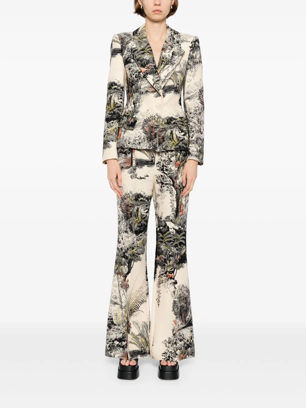 Isabel Sanchis landscape print blazer | Blazers | Image 2