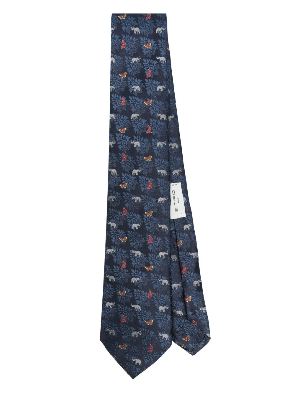 ETRO cravate en soie | bleu | Image 1