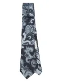 ETRO paisley silk tie - Blue