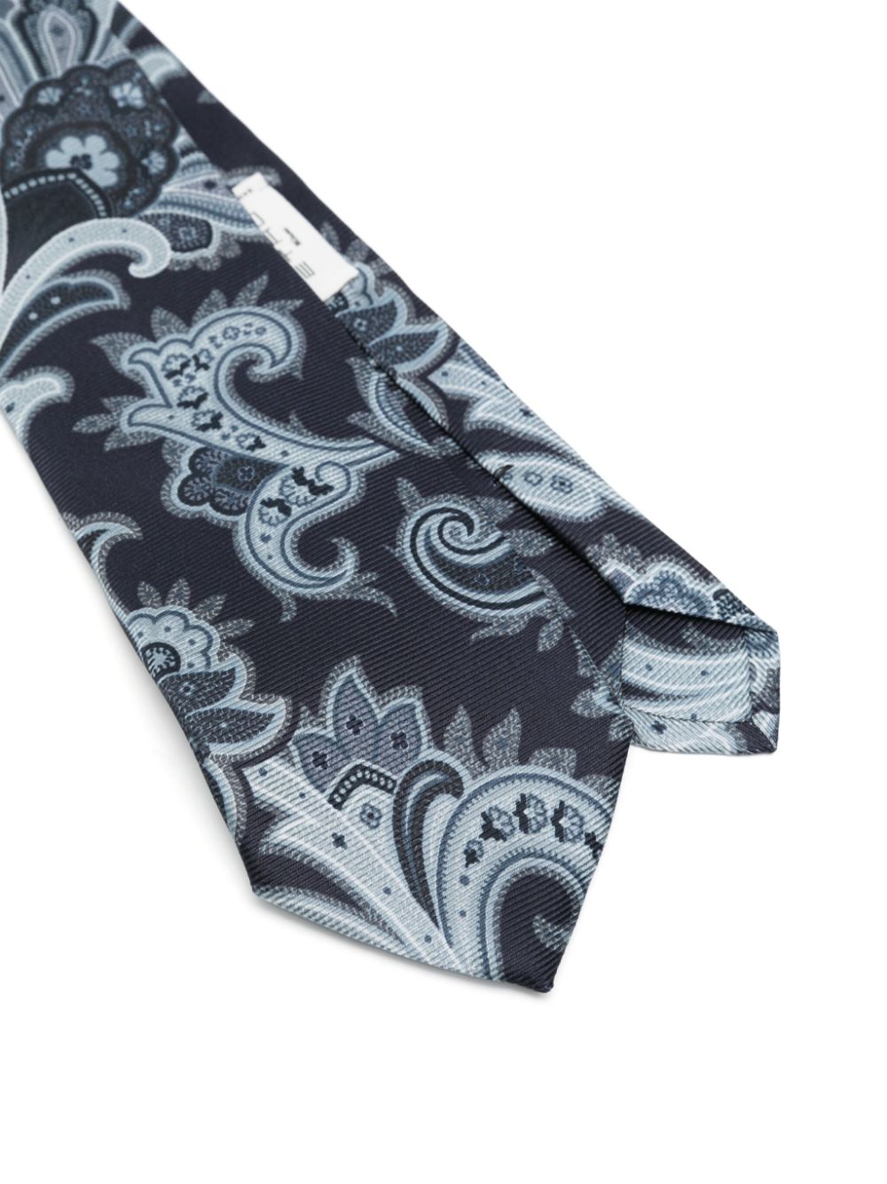 ETRO Zijden stropdas met paisley-print Blauw