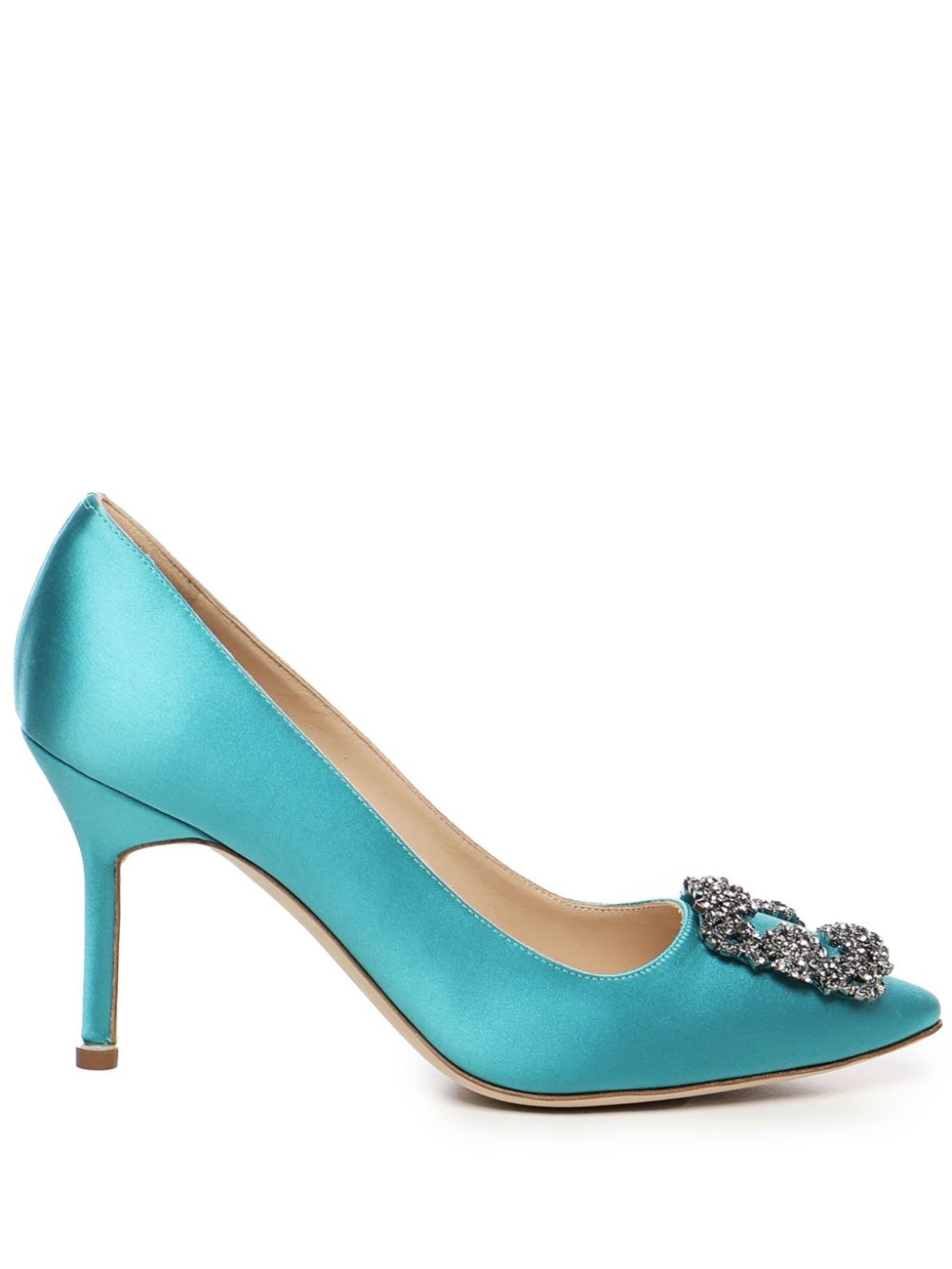 Manolo Blahnik 90mm Hangisli pumps Blauw