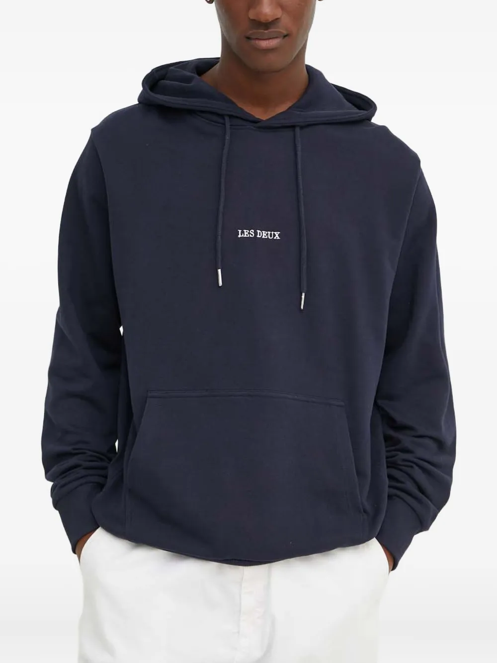 Les Deux drawstring hoodie | Blue | Image 1