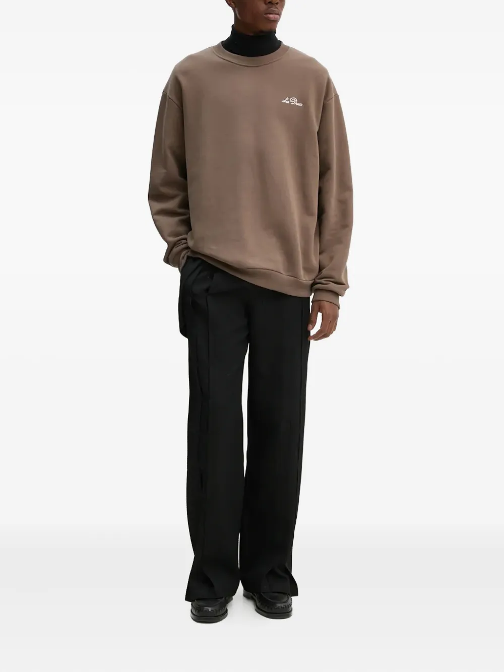 Les Deux logo-embroidered sweatshirt - Bruin